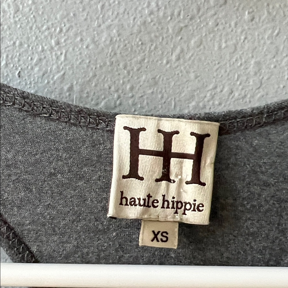HAUTE HIPPIE Gray tank - Picture 3 of 5